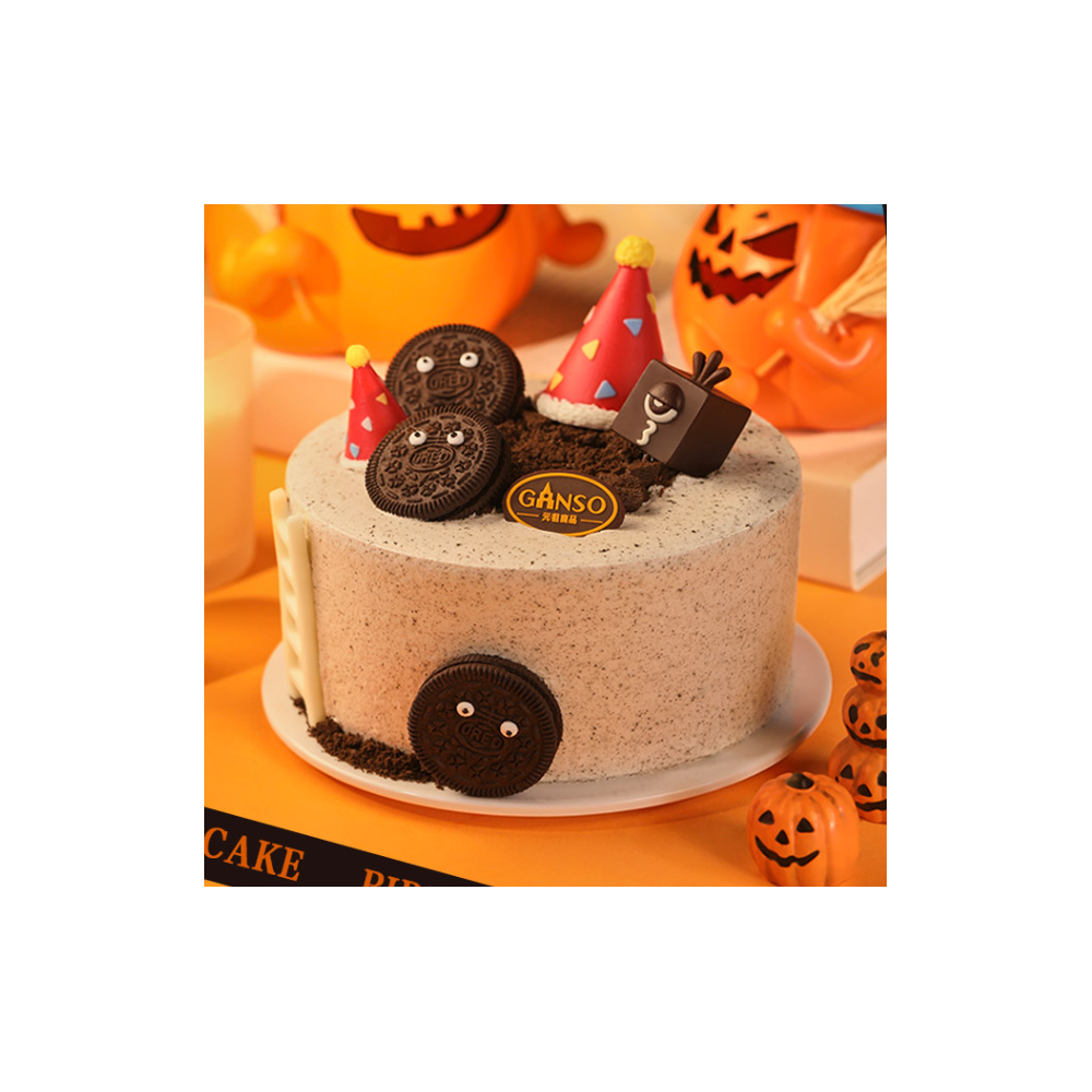 [Ganso Shop] オレオホイップクリームバースデーケーキ