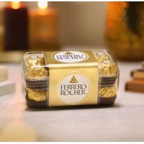 Ferrero Rocher Chocolat aux Noisettes - Une boîte de 16 chocolats