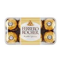 Ferrero Rocher Chocolat aux Noisettes - Une boîte de 16 chocolats