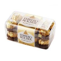 Ferrero Rocher Chocolat aux Noisettes - Une boîte de 16 chocolats