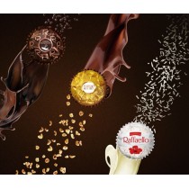 Ferrero Rocher Chocolat Coffret de 3 Saveurs Une Boîte de 24 Pièces