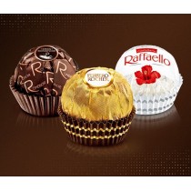 Ferrero Rocher Chocolat Coffret de 3 Saveurs Une Boîte de 24 Pièces