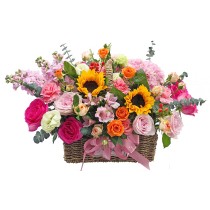 Le Panier de Fleurs « Éclat Radieux »