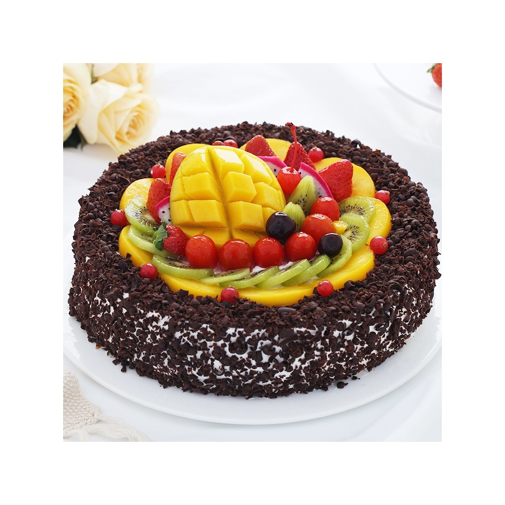 [Local Shop] Torta di Compleanno con Frutta e Cioccolato