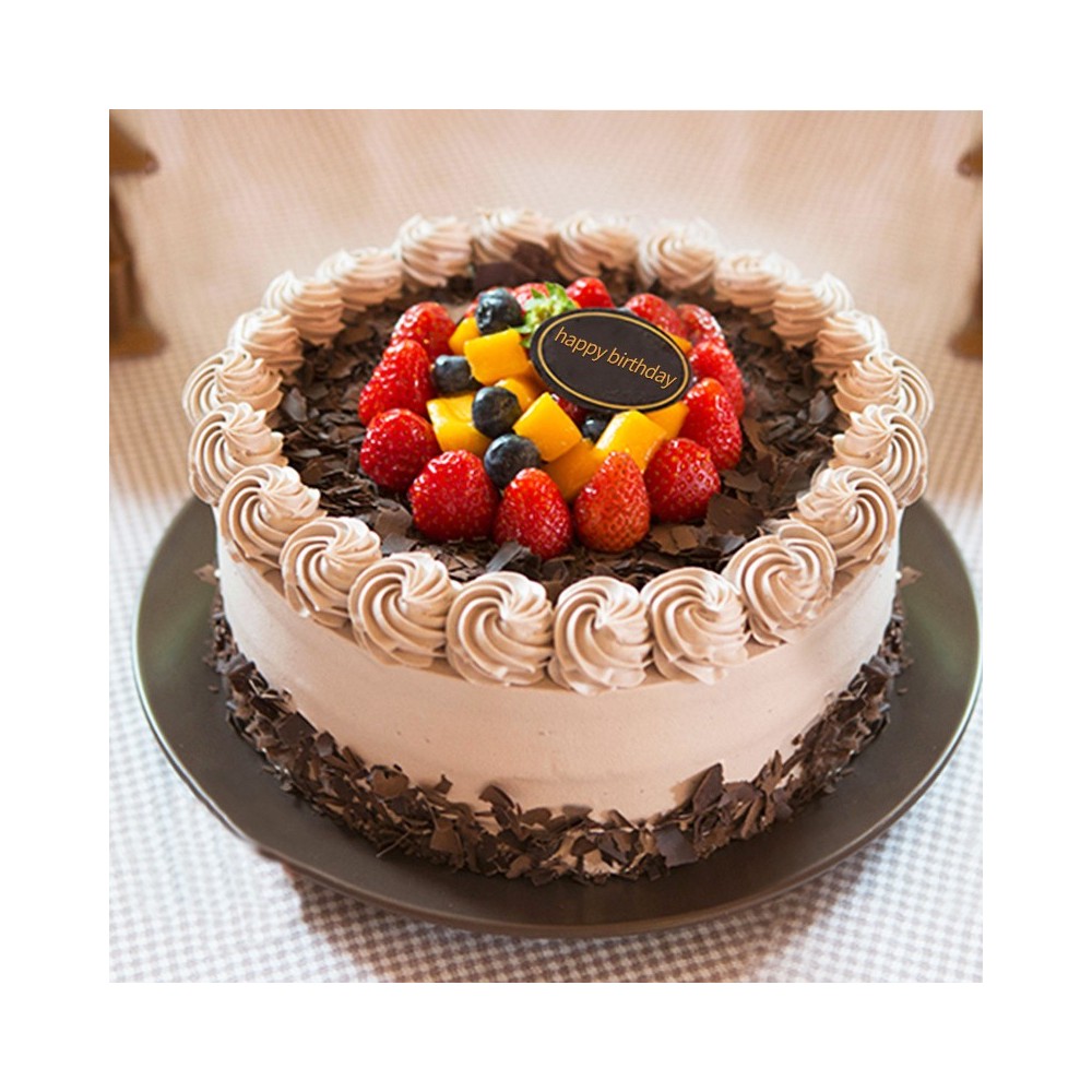 [Local Shop] Torta di compleanno Foresta Nera con fragole, mango, mirtilli