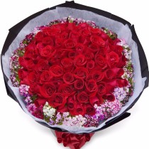 Il Bouquet di 99 Rose Rosse « Vita di Lusso »