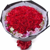 Il Bouquet di 99 Rose Rosse « Vita di Lusso »