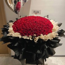 Le Bouquet de 199 Roses Rouges « Amour Sincère »