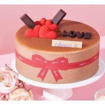 [Boutique Ganso] Gâteau d'anniversaire décoration d'amour et saveur chocolat