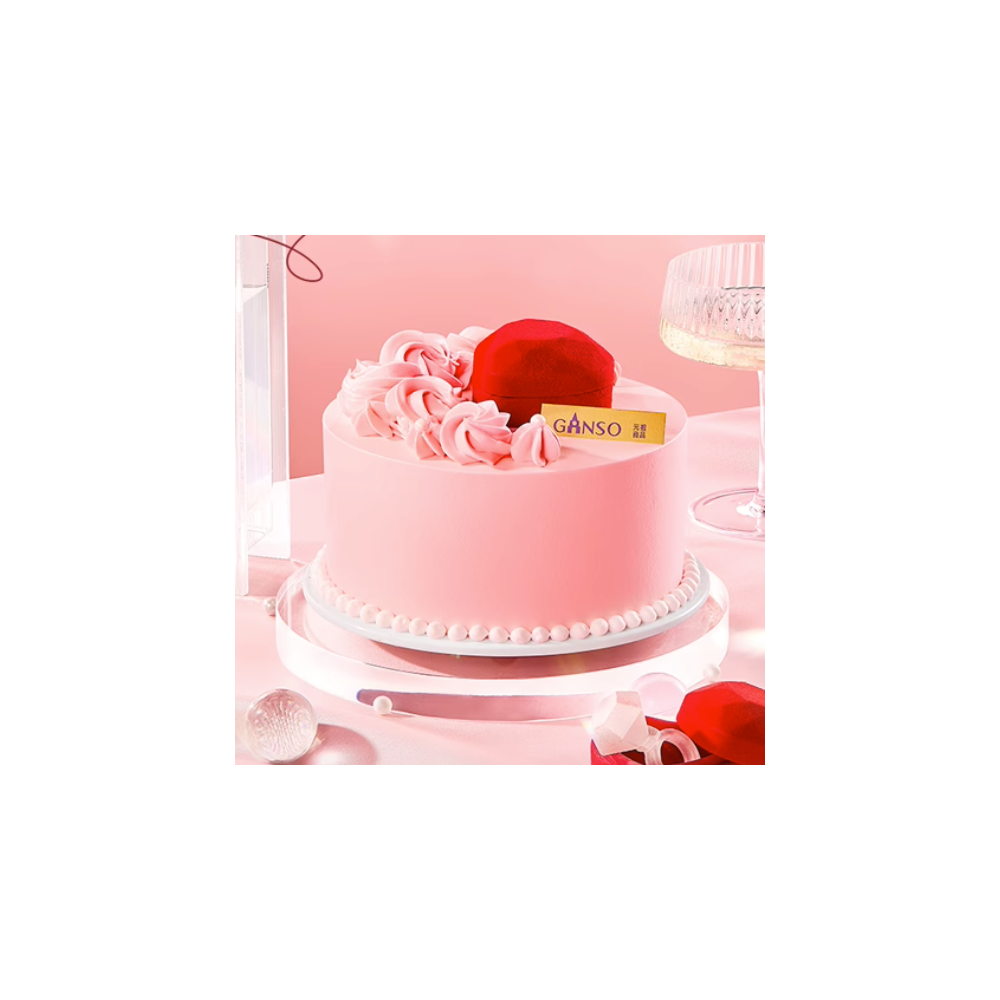 [Ganso Shop] Cadeau de bague pour la Saint-Valentin Amour Fruits Gâteau d'anniversaire