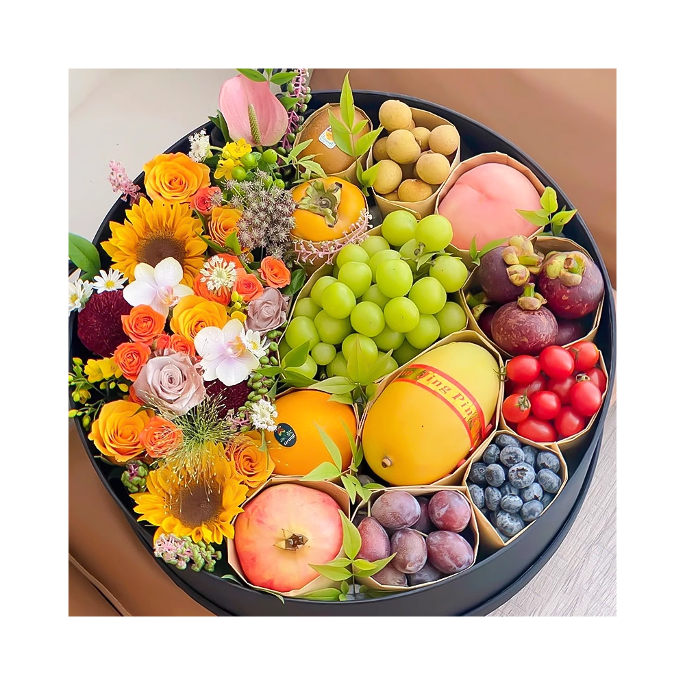 Le Coffret Rond Fruits et Fleurs « Spread Love »