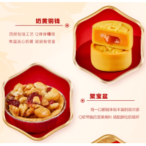 [Ganso Shop] Collations et pâtisseries Ganso du Nouvel An chinois Coffret cadeau sur le thème de l'année du dragon couleur or