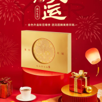 [Ganso Shop] Collations et pâtisseries Ganso du Nouvel An chinois Coffret cadeau sur le thème de l'année du dragon couleur or