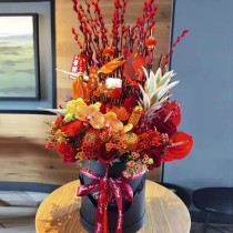 Chinese New Year Themed Floral Arrangement