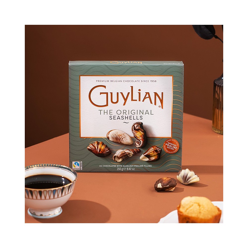 Chocolat belge de qualité supérieure GuyLian The Original Seashells