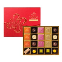 Godiva Premium Chocolates 20 Pcs Chinese New Year Themed Rectangular Shaped Gift Box